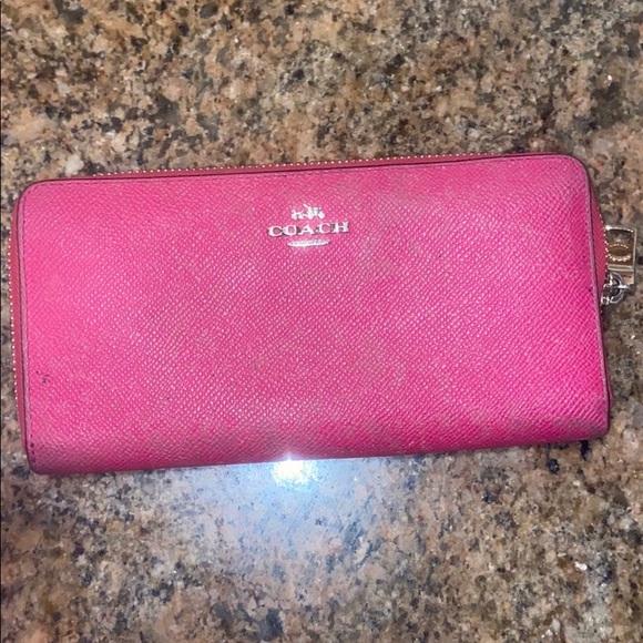 Leather Coach purse